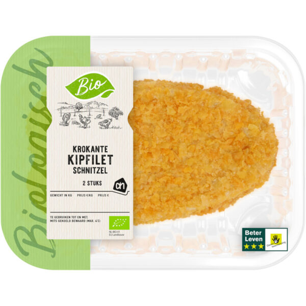 AH Biologisch Krokante Kipfiletschnitzel - Albert Heijn