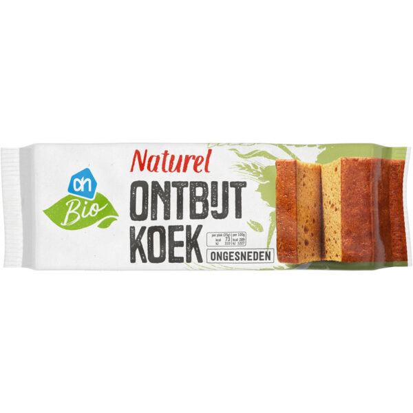 AH Biologisch Ontbijtkoek Naturel Ongesneden - Albert Heijn