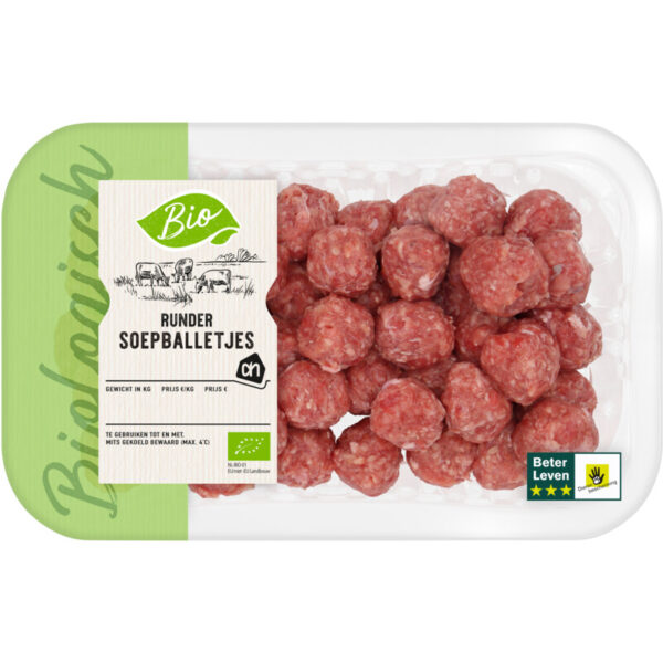 AH Biologisch Rundersoepballetjes - Albert Heijn
