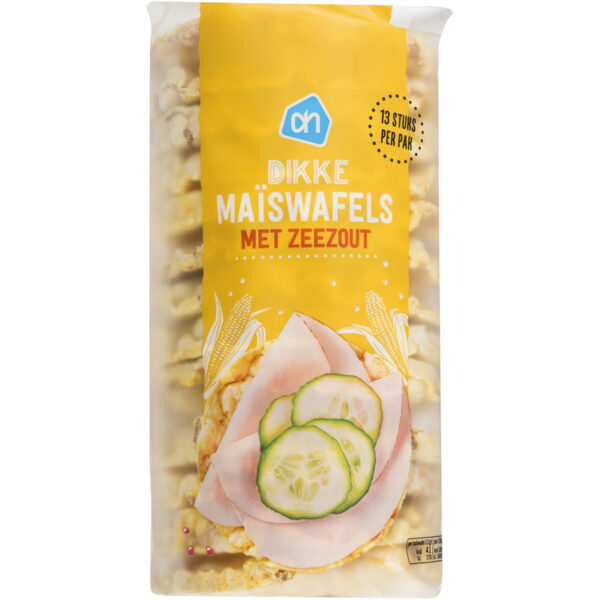 AH Dikke Maiswafels met Zeezout - Albert Heijn