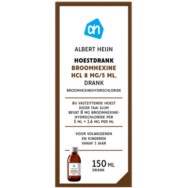 AH Hoestdrank Broomhexine HCl 8 mg/5 ml - Albert Heijn