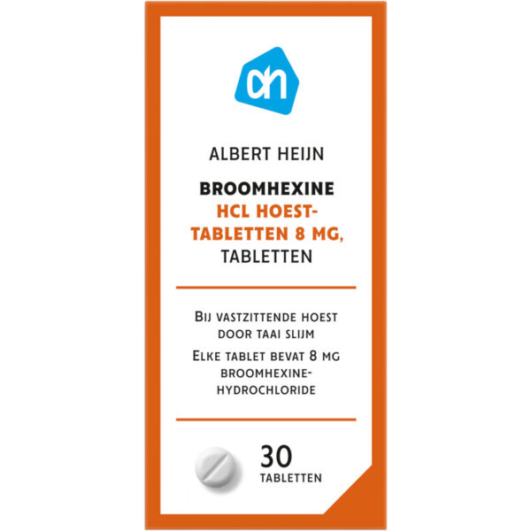 AH Hoesttabletten Broomhexine HCl 8 mg - Albert Heijn