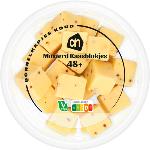 AH Mosterdkaasblokjes 48+ - Albert Heijn