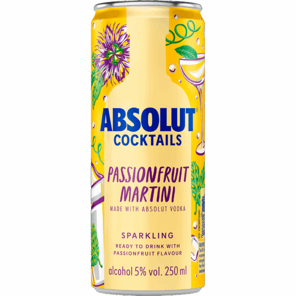 Absolut Passionfruit Martini 5% - PLUS