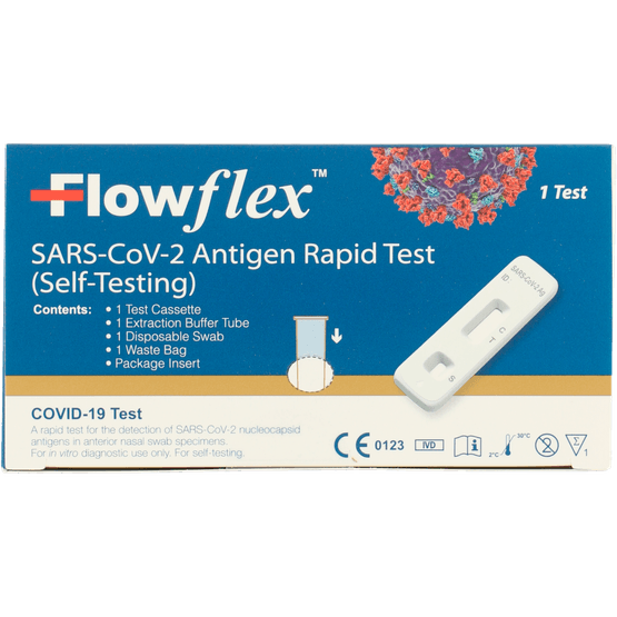 Acon flowflex SARS-COVID 19 zelftest - Dirk