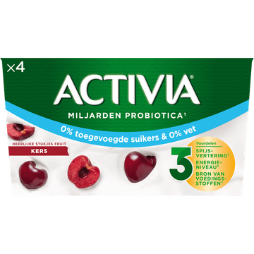 Activia 0% Yoghurt Kers - JUMBO