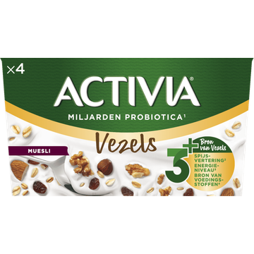 Activia Yoghurt Muesli 4 x 125 g - JUMBO