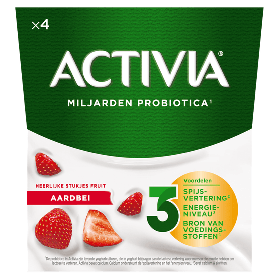 Activia Yoghurt aardbei - Dirk