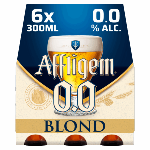 Affligem Blond 0.0 Bier Fles - PLUS
