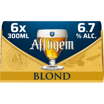Affligem Blond Bier Blik 6 x 330ml - JUMBO
