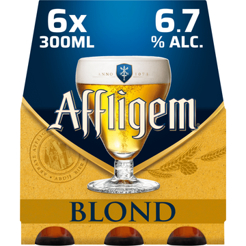 Affligem Blond Bier Fles 6 x 300ml - JUMBO
