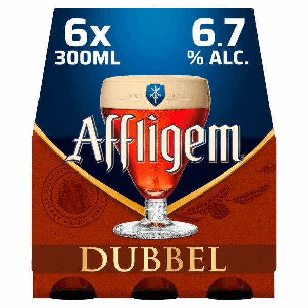 Affligem Dubbel Bier Fles Set - PLUS