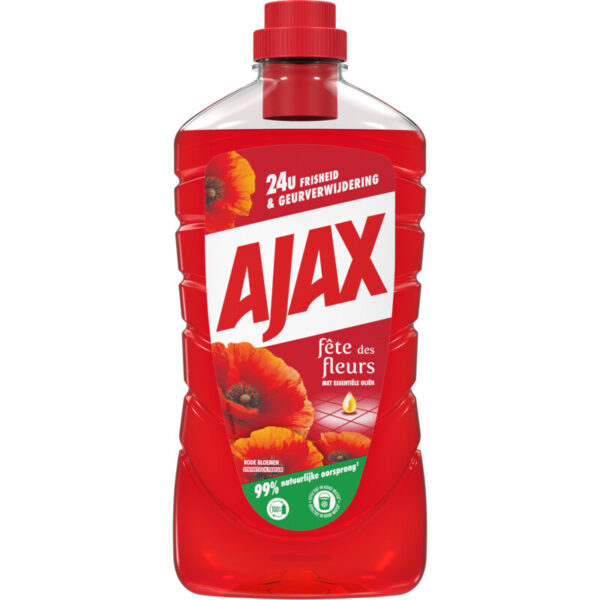 Ajax Fête des Fleurs Rode Bloemen Allesreiniger - Albert Heijn