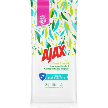 Ajax Plant Based multi-oppervlakken doekjes 100 stuks - JUMBO