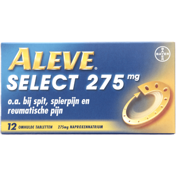 Aleve Select bij o.a. rugpijn