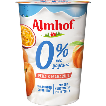 Almhof 0% Vet Yoghurt Perzik Maracuja - JUMBO