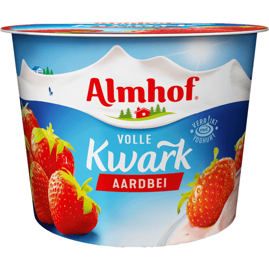 Almhof Volle kwark aardbei - Dirk