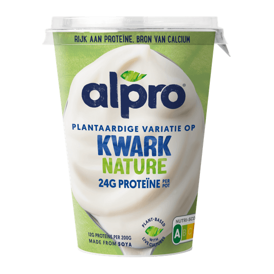 Alpro Kwark naturel plantaardige variatie - Dirk