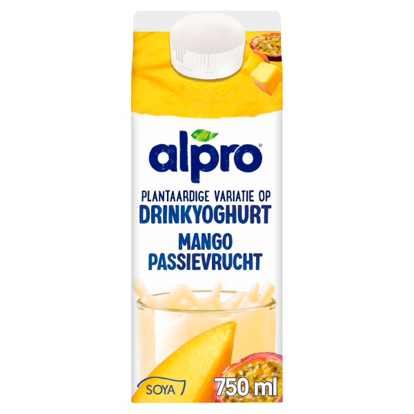 Alpro Variatie Drinkyoghurt Mango-Passie - PLUS