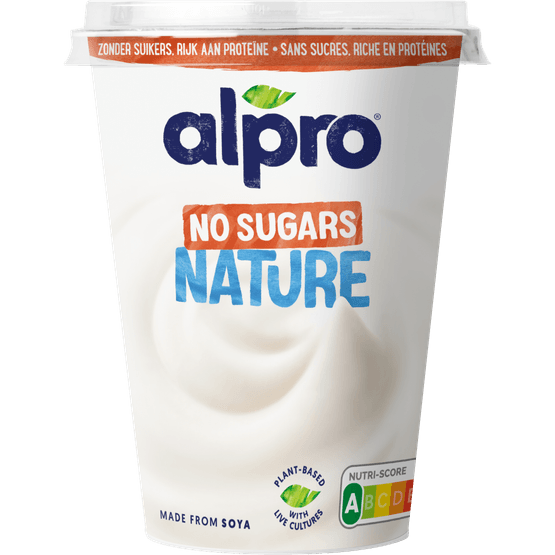 Alpro Yoghurtvariatie naturel ongezoet - Dirk