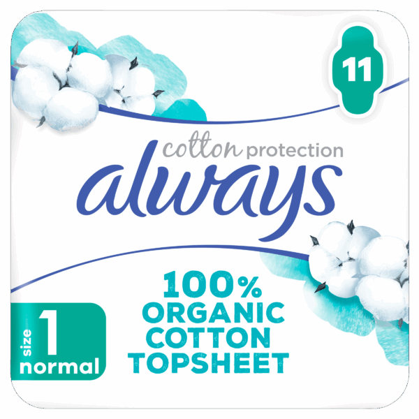 Always Bio cotton maandverband normal plus - PLUS