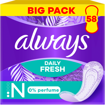 Always Daily Fresh Normal 0% Parfum - JUMBO