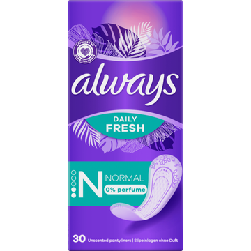 Always Daily Fresh Normal 0% Parfum - JUMBO