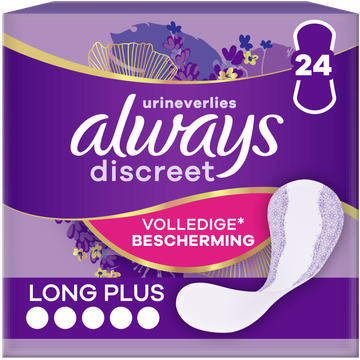 Always Discreet Inlegkruisjes Voor Urineverlies Long Plus - JUMBO