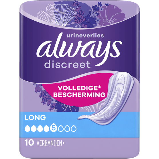 Always Discreet verband urineverlies long - Dirk