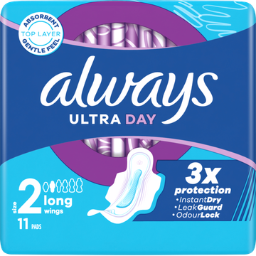 Always Ultra Dag Maandverbanden Long (Maat 2) - JUMBO