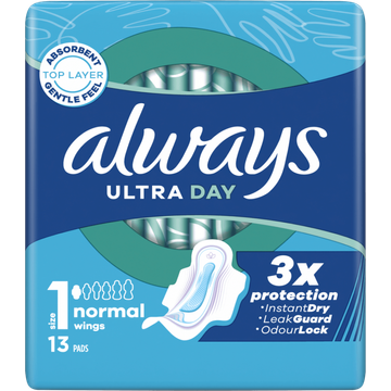 Always Ultra Dag Maandverbanden Normal (Maat 1) - JUMBO