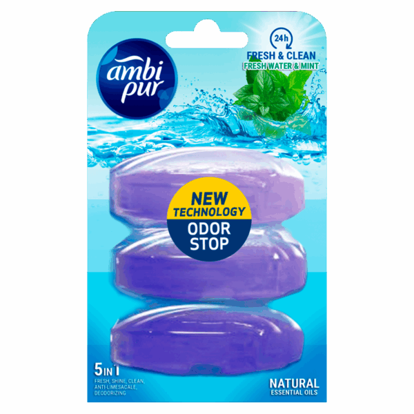 Ambipur Toiletblok Vloeibaar Navul Water Mint - PLUS