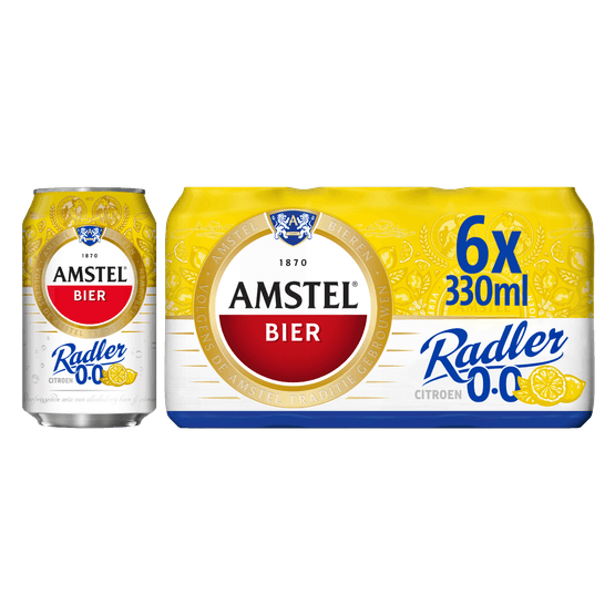 Amstel Radler alcoholvrij citroen - Dirk