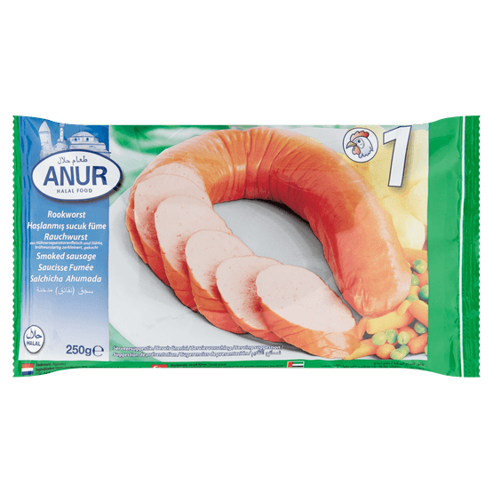 Anur Halal Food Rookworst - Dirk