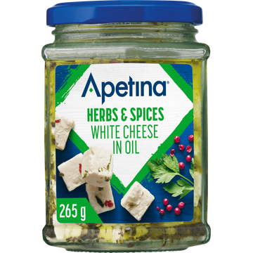 Apetina Witte Kaasblokjes in Olie 45+ - JUMBO