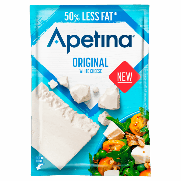 Apetina Witte kaas plak light - PLUS