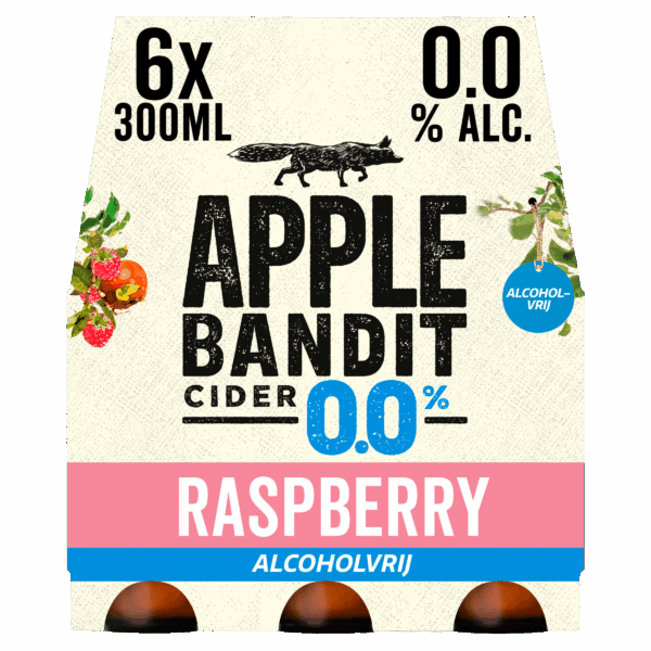 Apple Bandit Raspberry 0.0 cider - PLUS