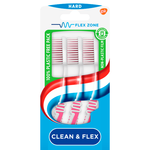 Aquafresh Clean&flex tandenborstel hard - PLUS
