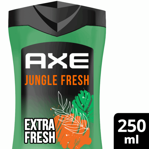 Axe 3-in-1 douchegel jungle fresh - PLUS