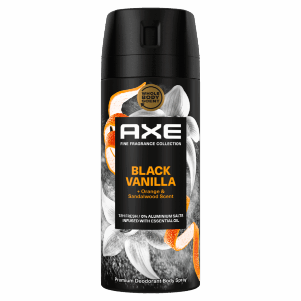 Axe Deospray Black Vanilla - PLUS