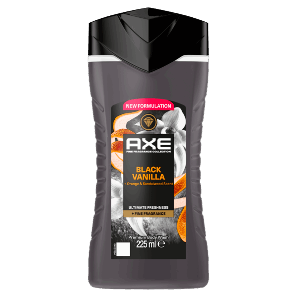 Axe Douche Black Vanilla - PLUS