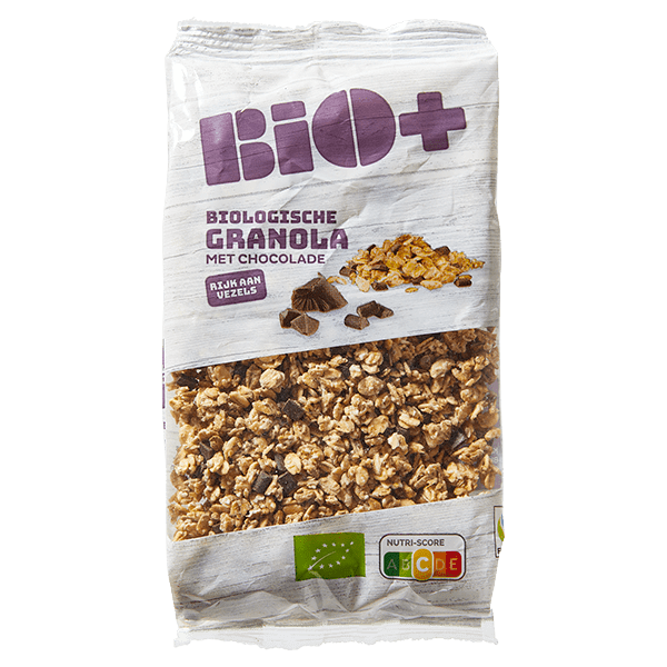 BIO+ Granola pure chocolade - PLUS