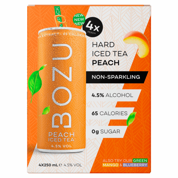 BOZU Hard Iced Tea mix 4-pack - PLUS