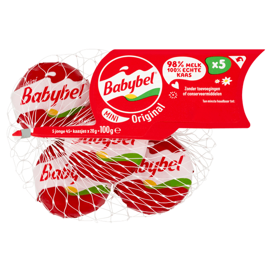 Babybel Mini netje 5 stuks - Dirk