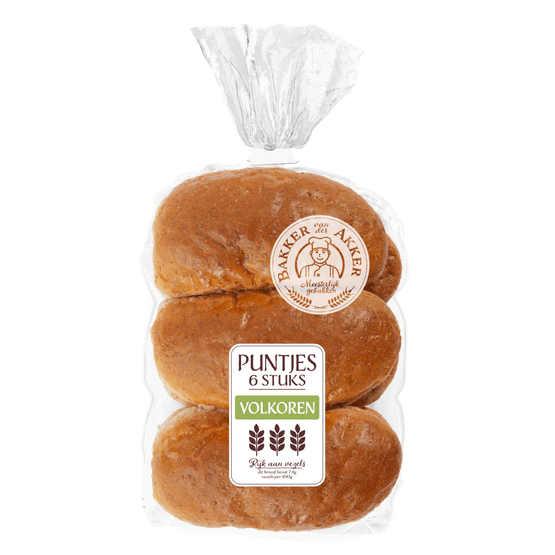 Bakker van der Akker Volkoren puntjes - Dirk