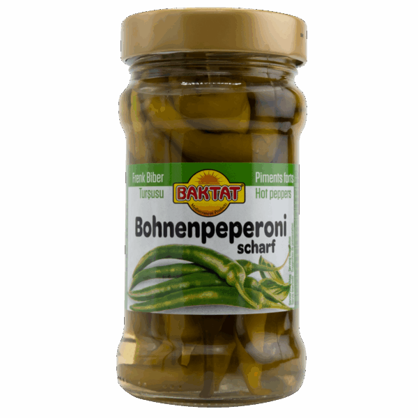 Baktat Peperoni's in zuur - PLUS