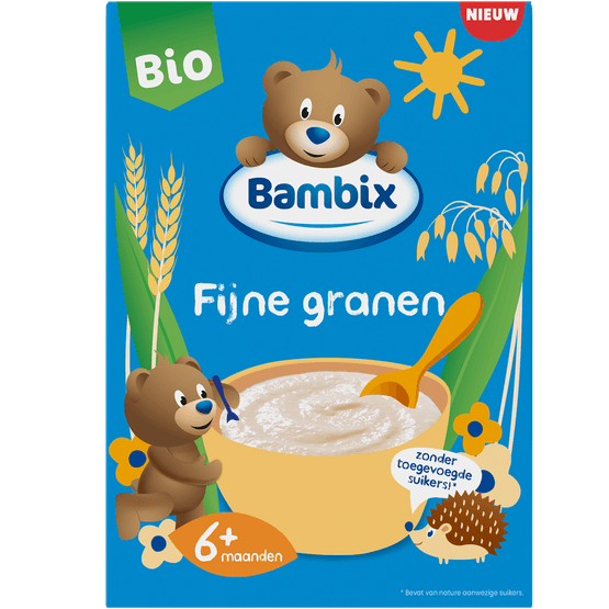 Bambix Ontbijtpap fijne granen 6+ maanden - Dirk