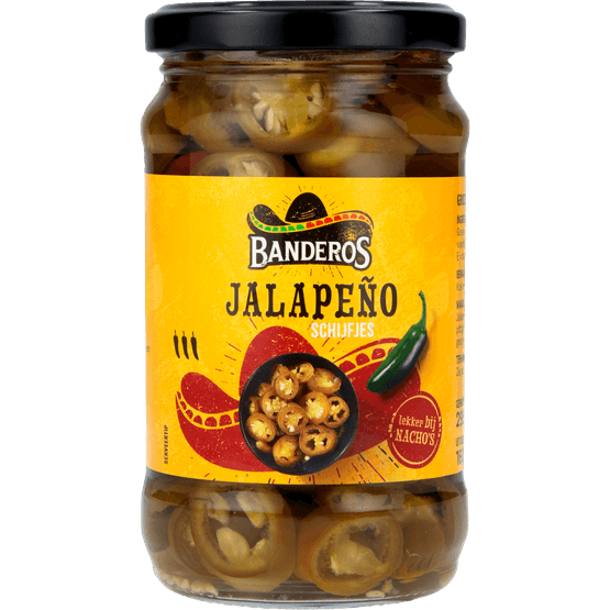 Banderos Jalapeno schijfjes - Dirk