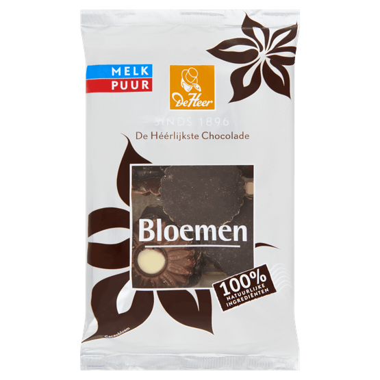 Baronie Chocoladebloemen melk & puur - Dirk