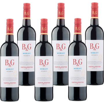 Barton & Guestier - Réserve - Merlot - 6 x 750ML - zonder doos - JUMBO